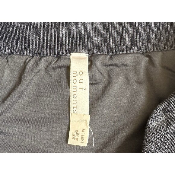 Black Pleated Maxi Skirt Women’s Size 8 Long Viscose Flair & Flowy - Picture 7 of 8